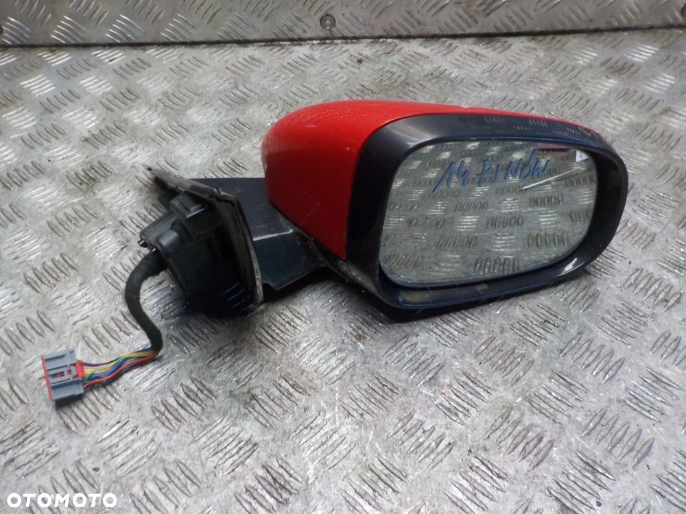 JAGUAR XE LUSTERKO LEWE 15 PIN LUB PRAWE 14 PIN WERSJA ANGIELSKA KOLOR CALDERA RED - 6