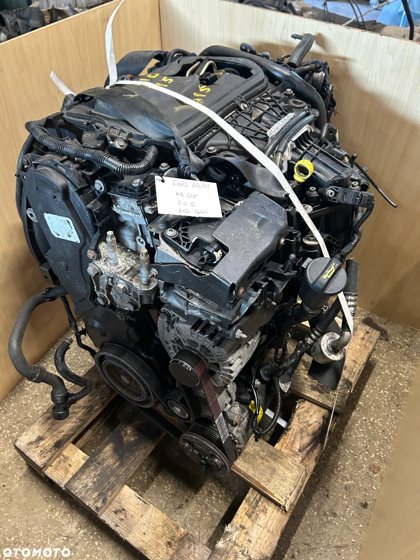 QXWC SILNIK KOMPLETNY Z OSPRZETEM UFWA  QXWC FORD GALAXY 2.0 TDCI 140 KM 2015 - 2