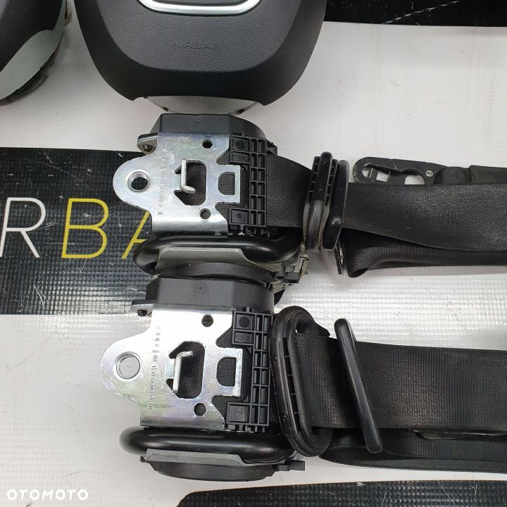 AUDI Q7 DESKA ROZDZIELCZA KONSOLA KOKPIT PULPIT PODUSZKI AIRBAG AIR BAG PASY KIT SET - 9
