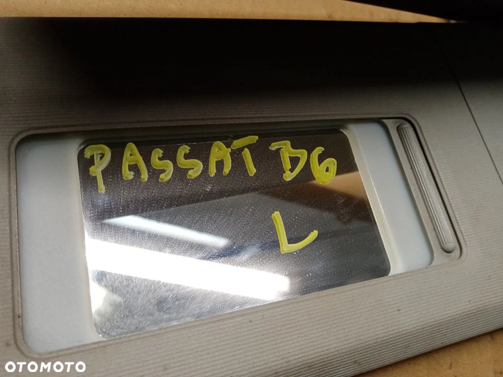 Osłona przeciwsłoneczna lewa kierowcy podwójna VW Passat B6 3C0857551G - 4