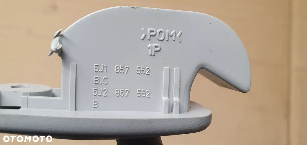 Słonecznik osłona przeciwsłoneczna prawa Skoda Roomster 5J1857552 - 4