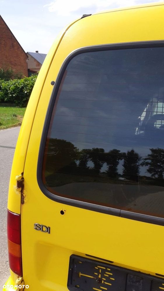 DRZWI TYLNE TYŁ LEWE VW VOLKSWAGEN CADDY II 2 ŻÓŁTE - 2