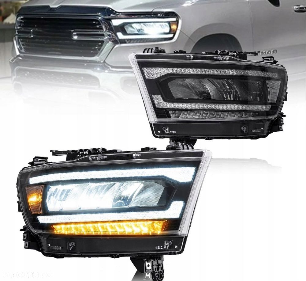 Reflektory Lampy Vland Led Neon Tuning Europa Dodge Ram V 5 1500 2019-2024 - 1