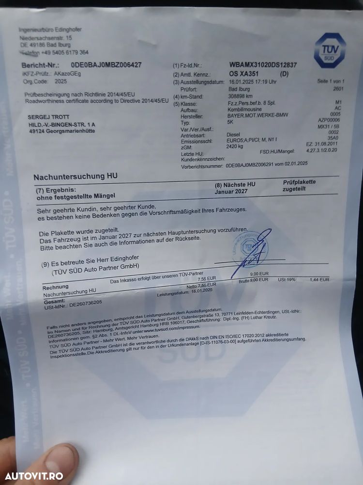 BMW Seria 5 525d Touring Sport-Aut. - 19