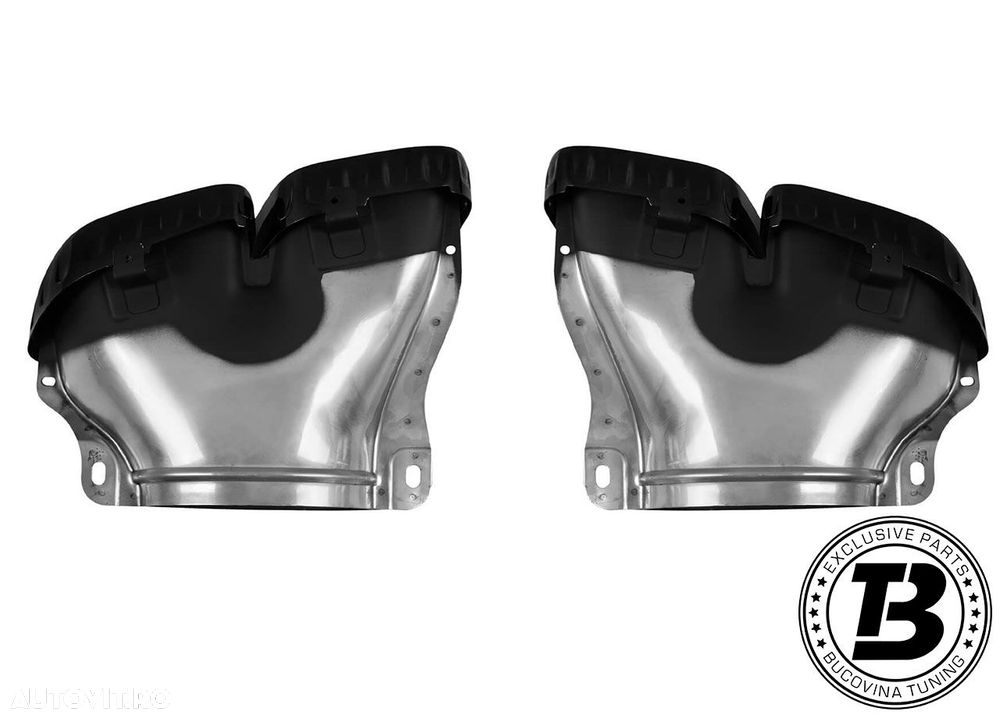 Difuzor Bara Spate cu Ornamente compatibil cu Mercedes GLS X167 GLS 63 Design - 16