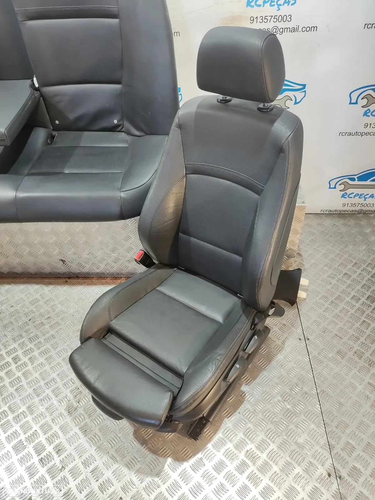 Conjunto Bancos em Pele BMW Serie 3 Sedan E90 Pack M - 14
