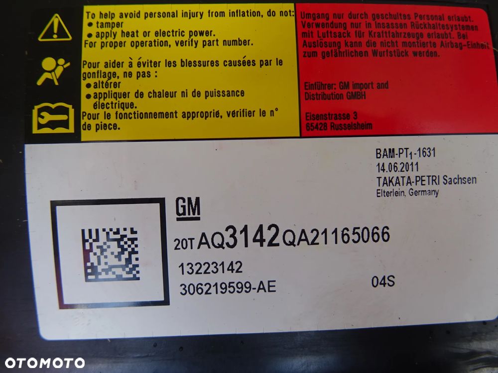 OPEL INSIGNIA A AIRBAG PODUSZKI NAPINACZE PASY KURTYNY POWIETRZNE - 25