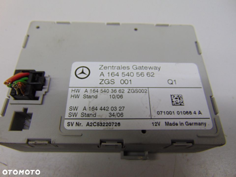 Mercedes GL X164 W164 Modul gateway 1645403662 - 2