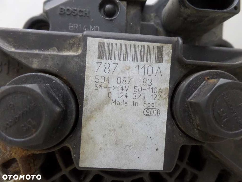 IVECO DAILY DUCATO III BOXER 3.0 06- ALTERNATOR 504087183 0124325122 110A - 4