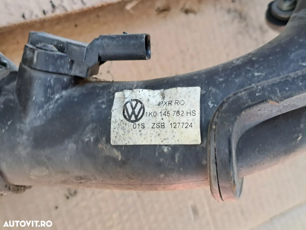 Furtun intercooler Furtun turbo Senzor presiune Originale VW Golf 6 Passat B6 B7 CC Caddy Skoda Octavia 2 1.6tdi motor CAY - 3