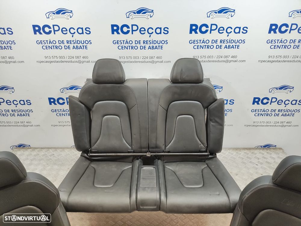 Conjunto Bancos Originais Pele Audi A5 8T S-Line Cabrio - 12