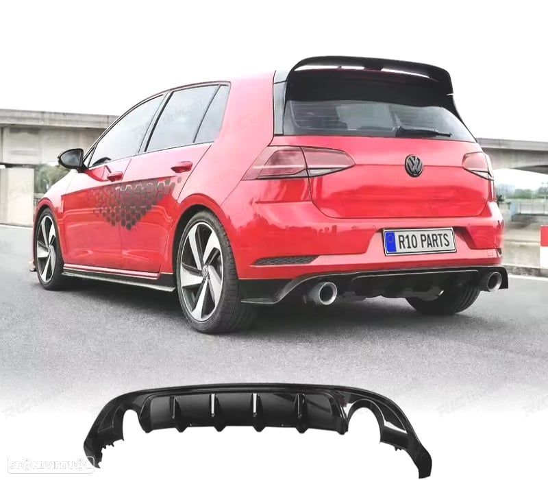 DIFUSOR VOLKSWAGEN VW GOLF 7.5 17-20 LOOK TCR - 1