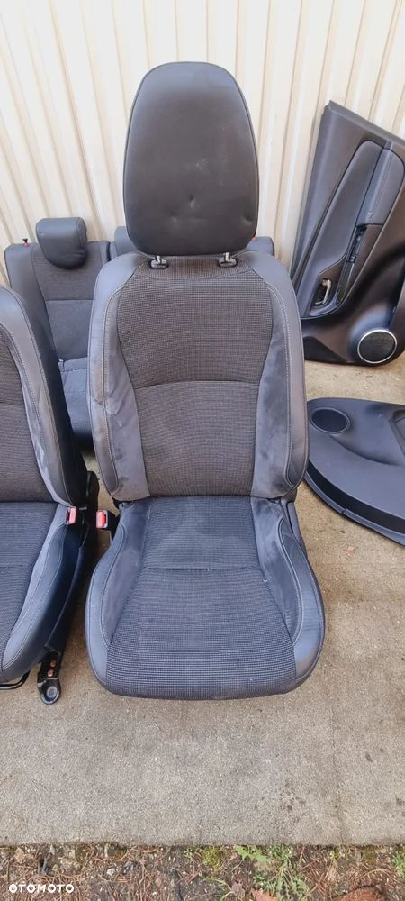 Fotele Kanapa Tapicerki Komplet Toyota Yaris III Lift Hybryda Alcantara - 5
