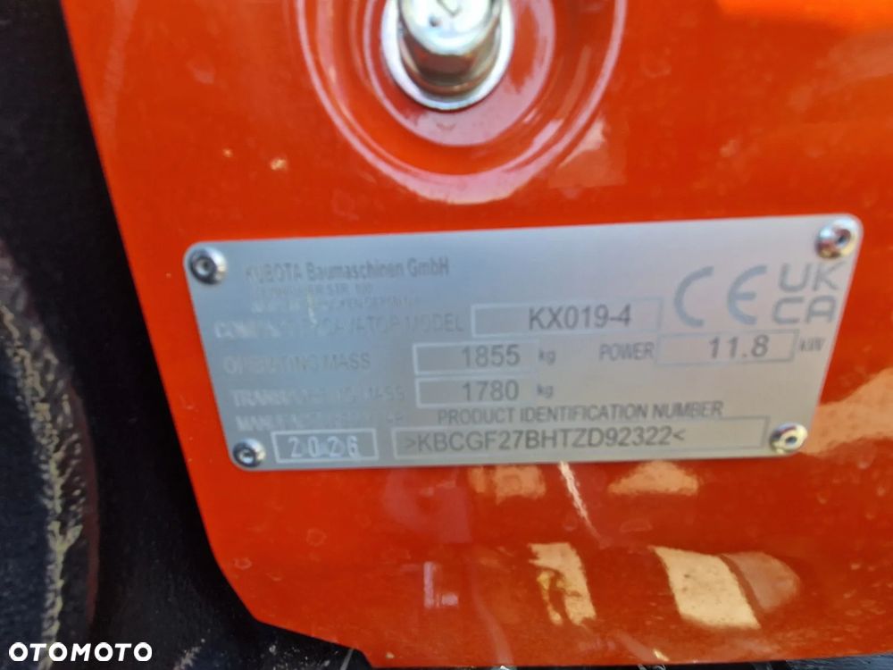 Kubota KX 019-4 jak CAT WACKER JCB R435 - 9