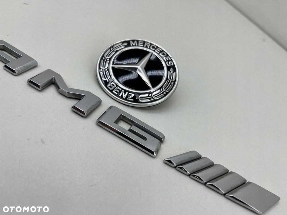 MERCEDES W177 AMG LOGO ZNACZEK EMBLEMAT TYŁ KOMPLET A00081776203 - 4