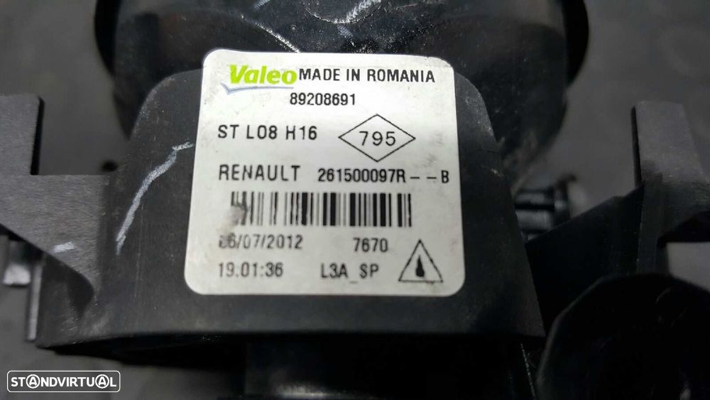 FAROL DE NEVOEIRO DIREITO RENAULT KANGOO EMOTION - 5