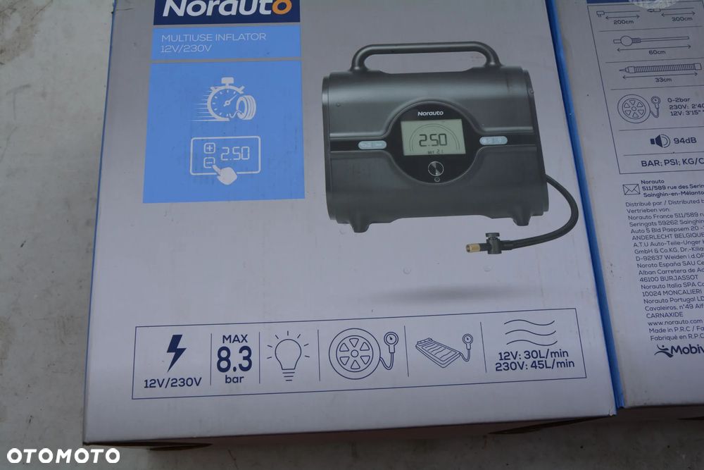 Programowalna pompka cyfrowa firmy NORAUTO ze stykami 12V i 23V - 3