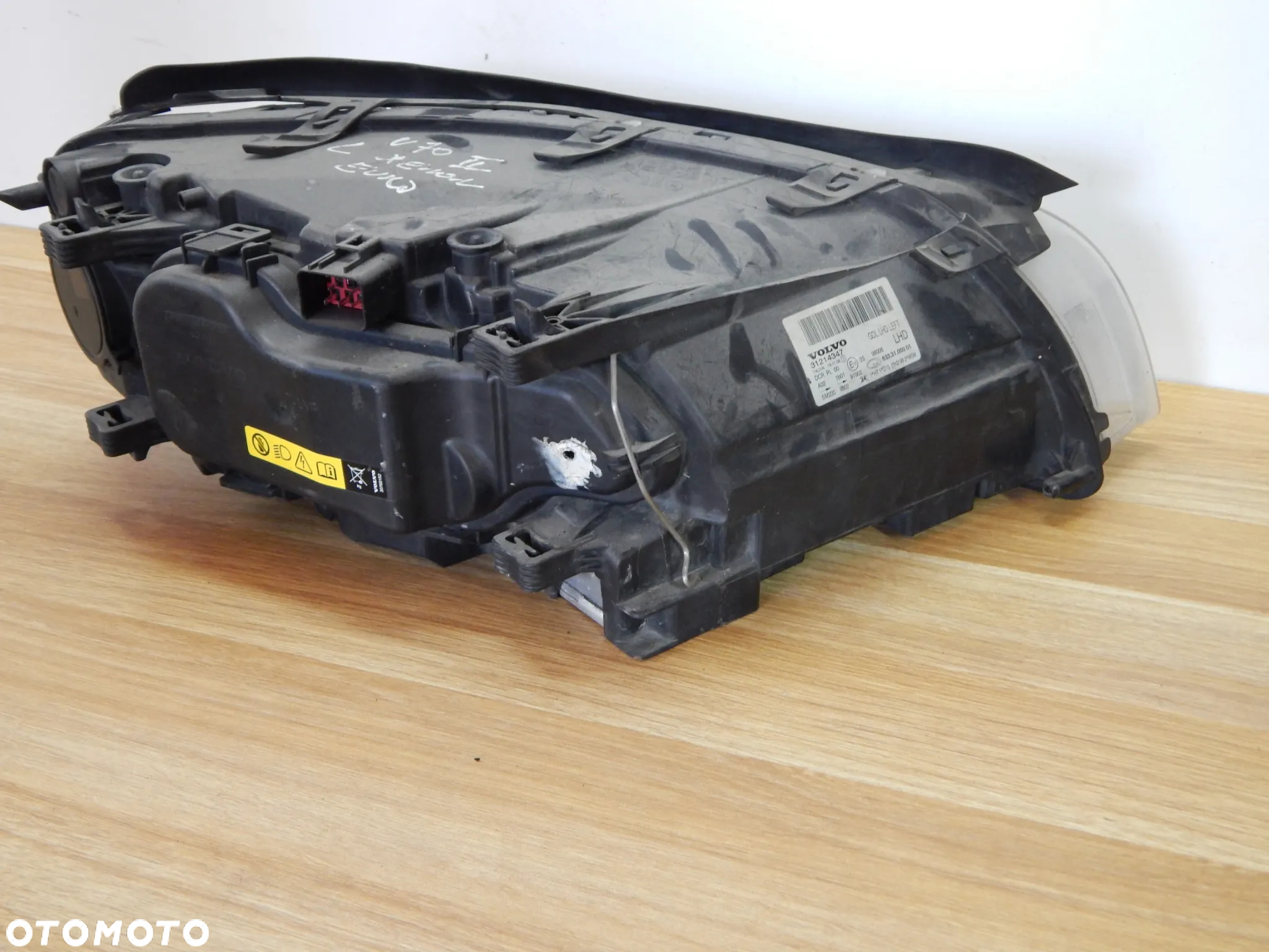 Lampa przód lewy xenon Volvo V70 xc70 s60 s80 08-17 Europa Łuków części - 2