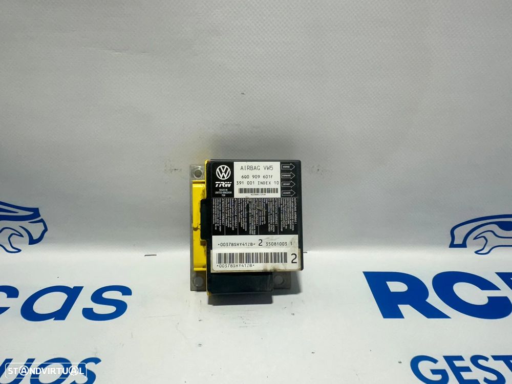 .Módulo Centralina Airbag SRS Original Bosch VW Volkswagen Seat 6Q0909601F 2001 - 2009 - 2