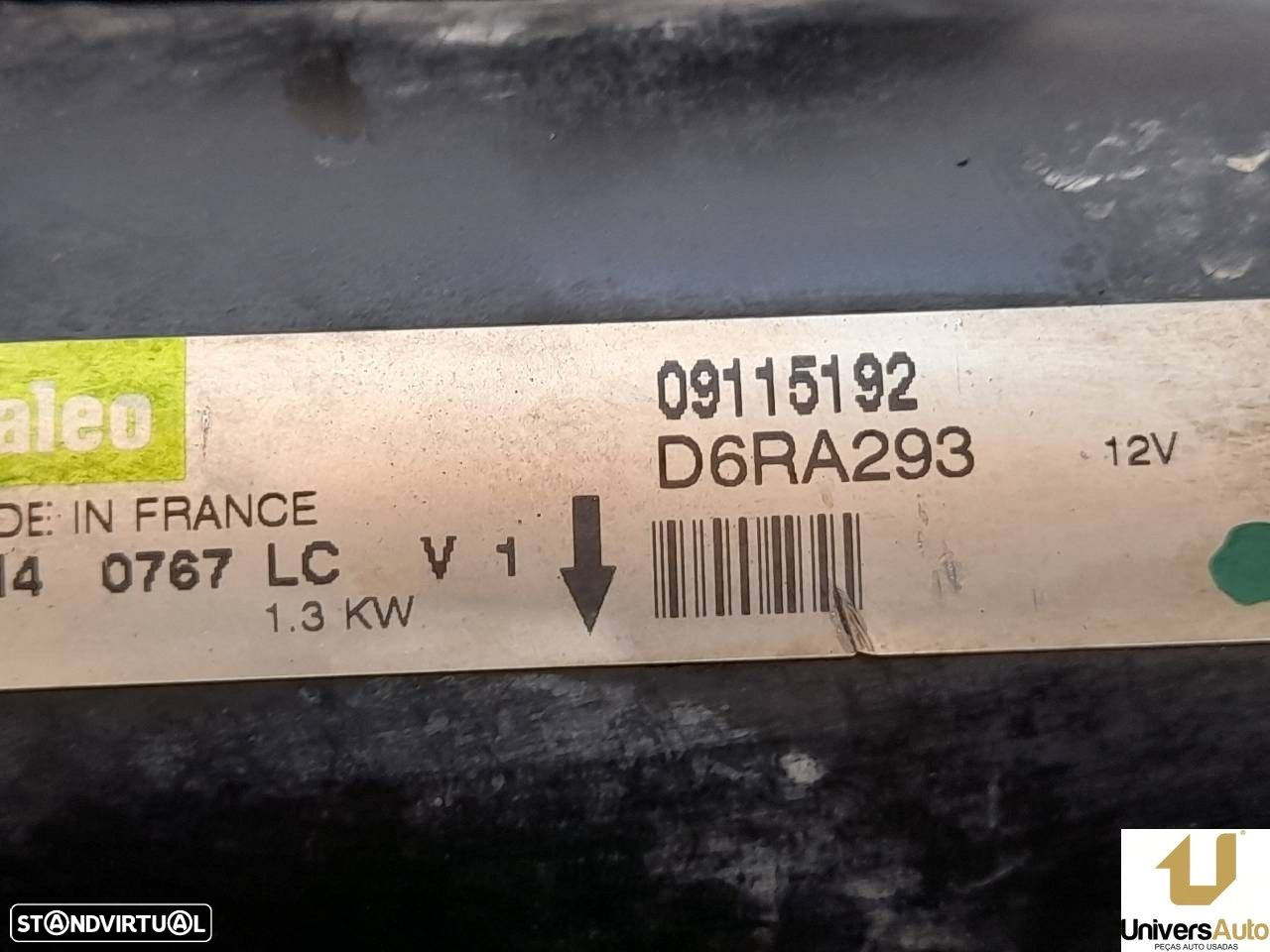 MOTOR ARRANQUE OPEL ASTRA H 2004 -09115192 - 6