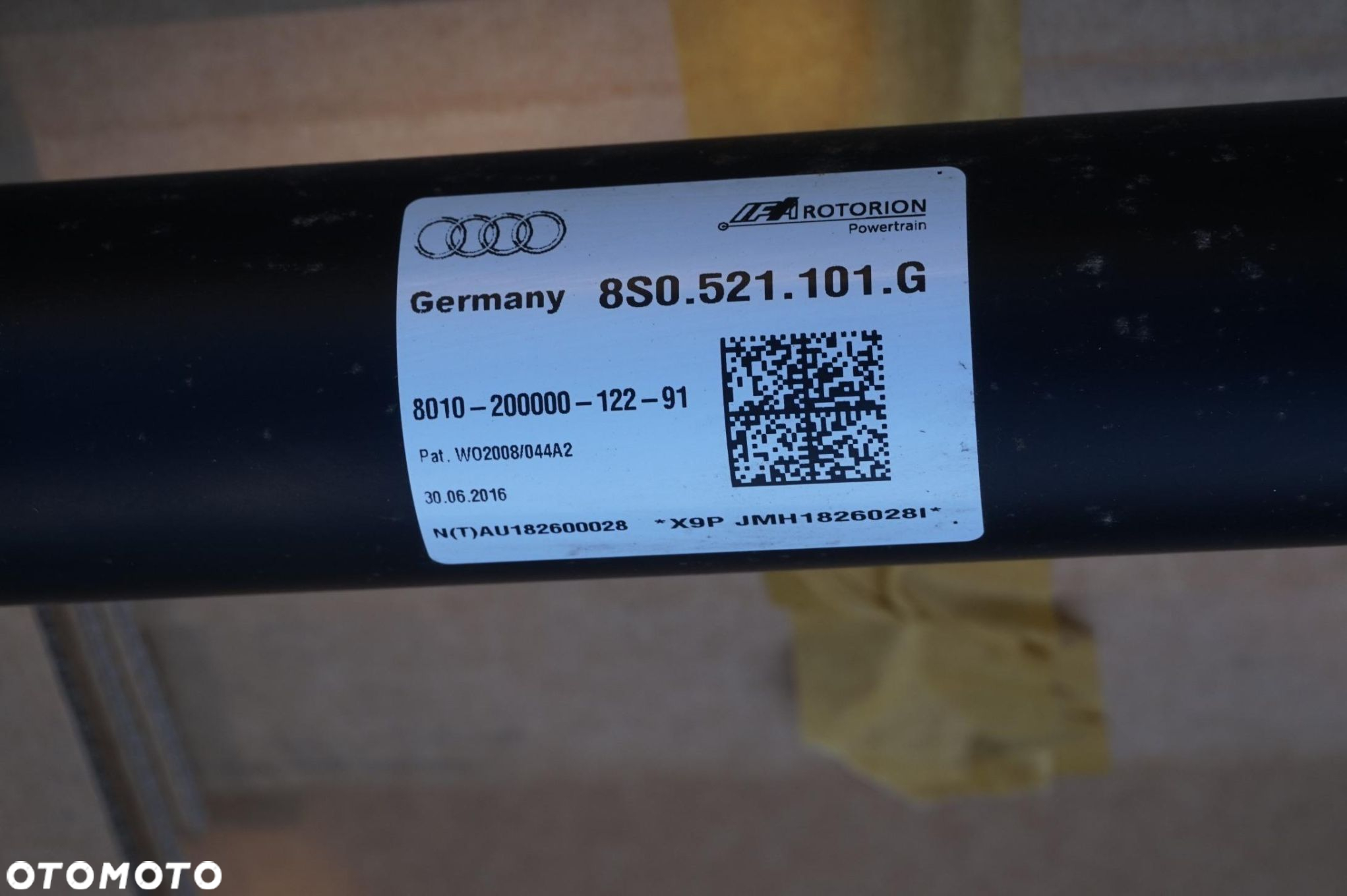 WAŁ NAPĘDOWY AUDI TT 8S 2.0TFSI 8S0521101G - 6