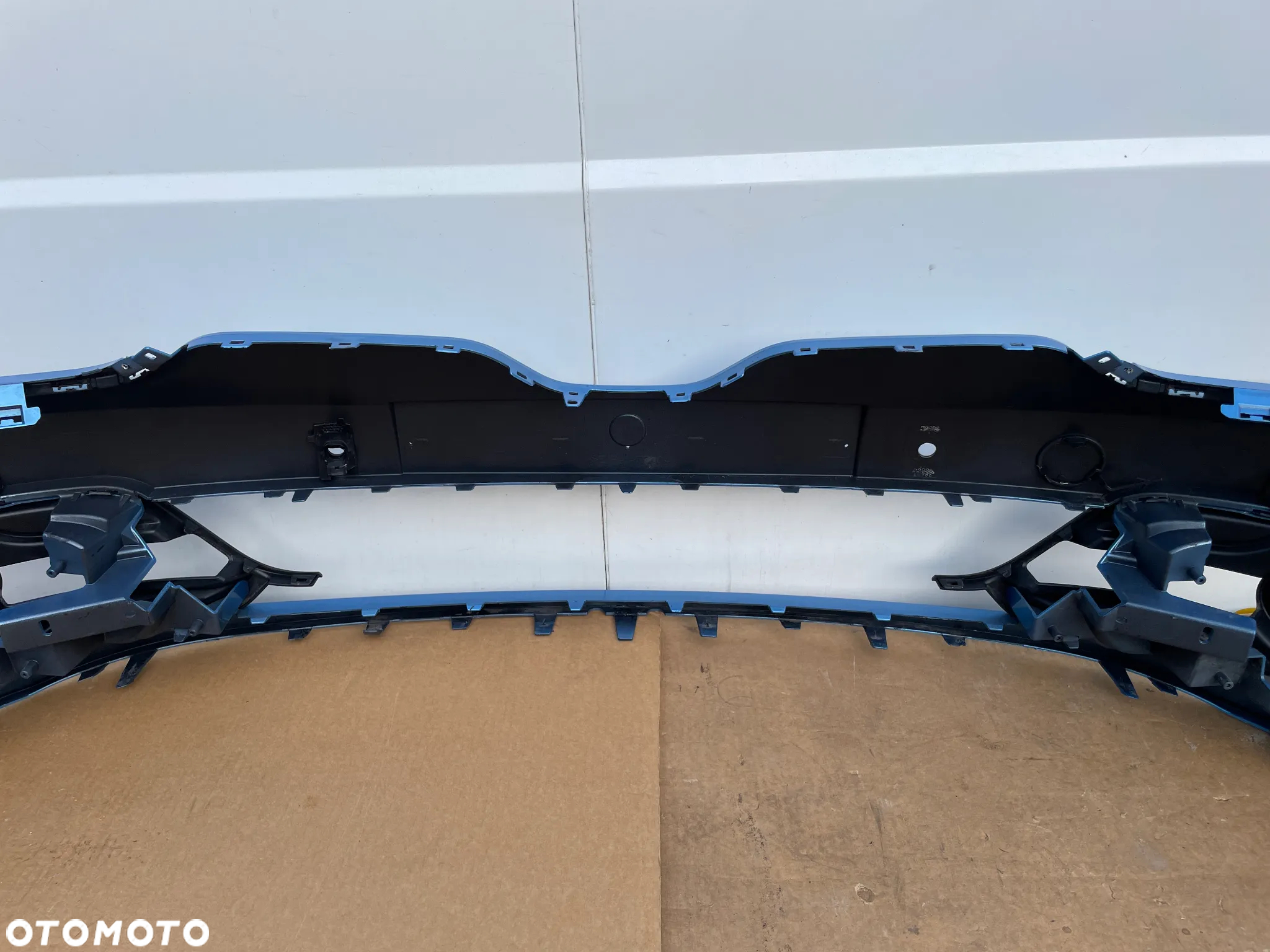 RENAULT MEGANE III LIFT ORYGINALNY ZDERZAK PRZEDNI PDC KRATKA 620220055R NIEBIESKI - 8