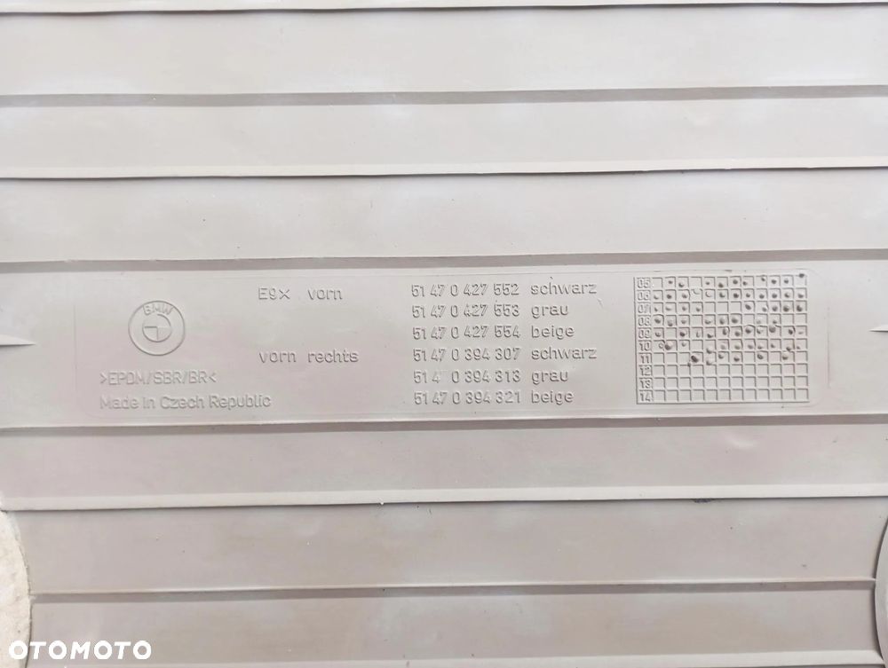 DYWANIKI GUMOWE  BMW F34 - 2