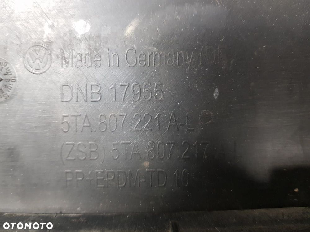 ZDERZAK PRZEDNI PRZÓD 4PDC SPRYSKI VW TOURAN III 3 15-24 5TA807221AL ŁADNY - 9