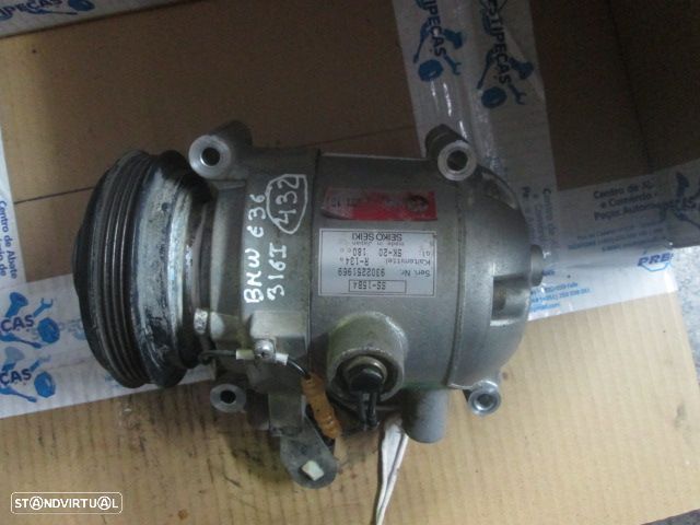 Compressor AC 64528391137 BMW E36 316 I BMW E36 BERLINE 1992 318I 115CV 4P VERDE GASOLINA SEIKO SEIKI - 1