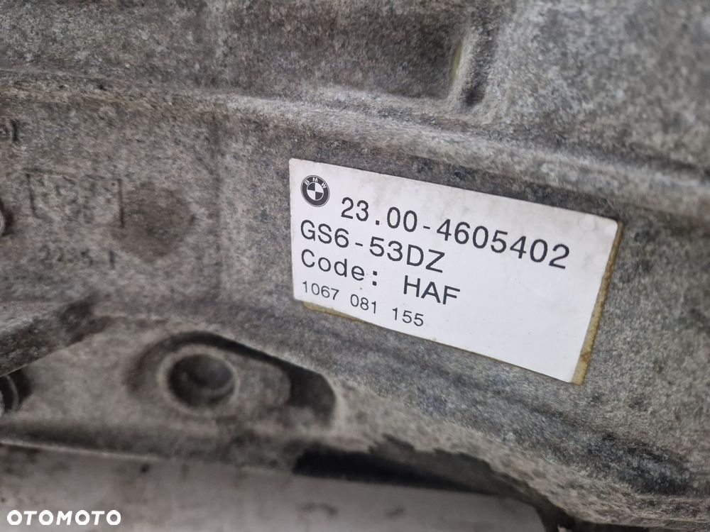 SKRZYNIA BIEGÓW BMW F10 3.0 D N57 GS6-53DZ - 5