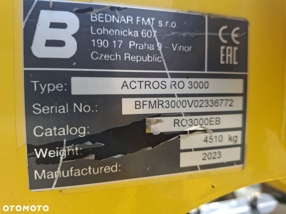 BEDNAR ACTROS RO 3000 - 7