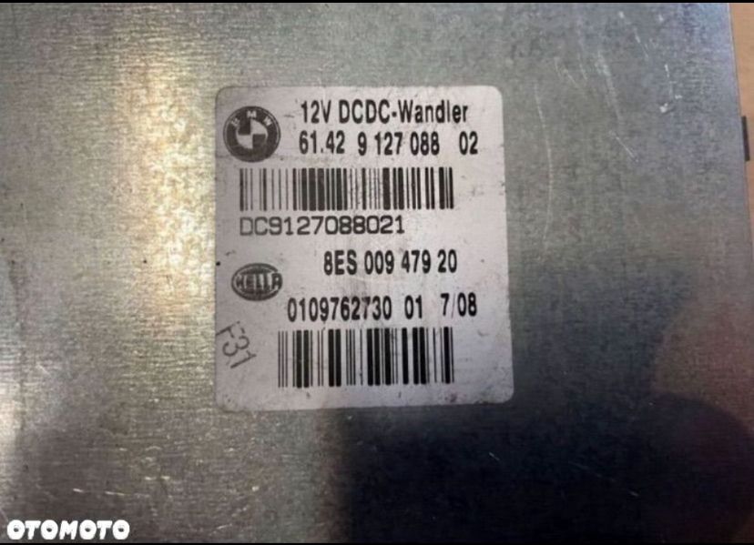 9127088 moduł napięcia dcdc Bmw 3 e90 e91 e92 5 e60 e61 - 2