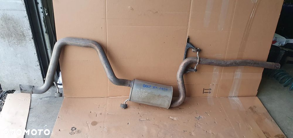 Tłumik wydech rura stan bardzo dobry VW Golf VI 6 Plus 1.6 TDI 1K0253411CK - 1