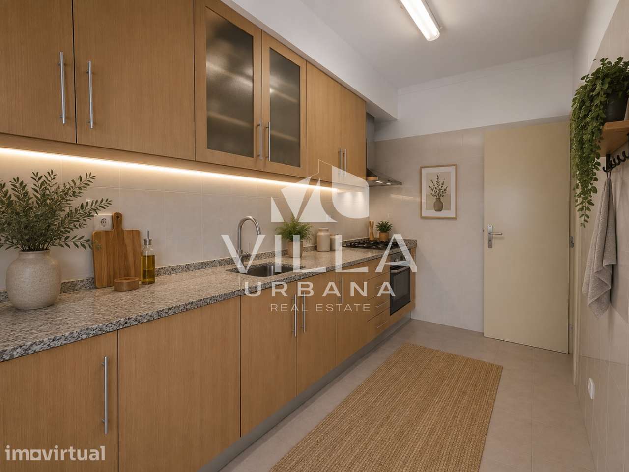 Apartamento T2 com espaço exterior de 80 m², garagem e anexo — Cor - Grande imagem: 3/13
