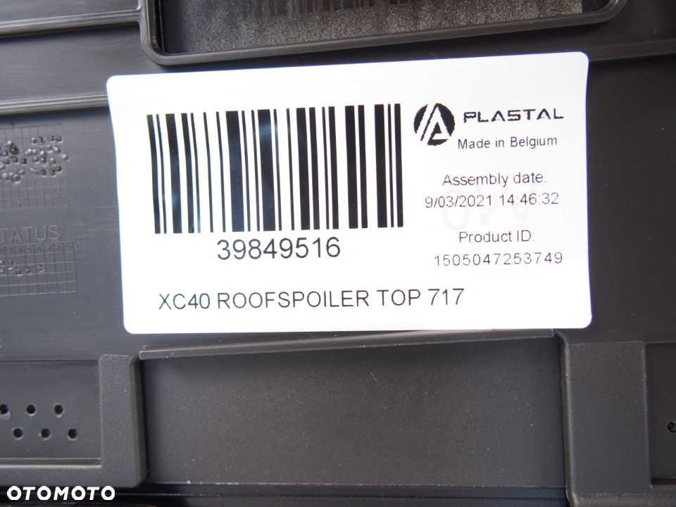 Volvo XC40 Spoiler klapy tyl tylny xc 40 - 4