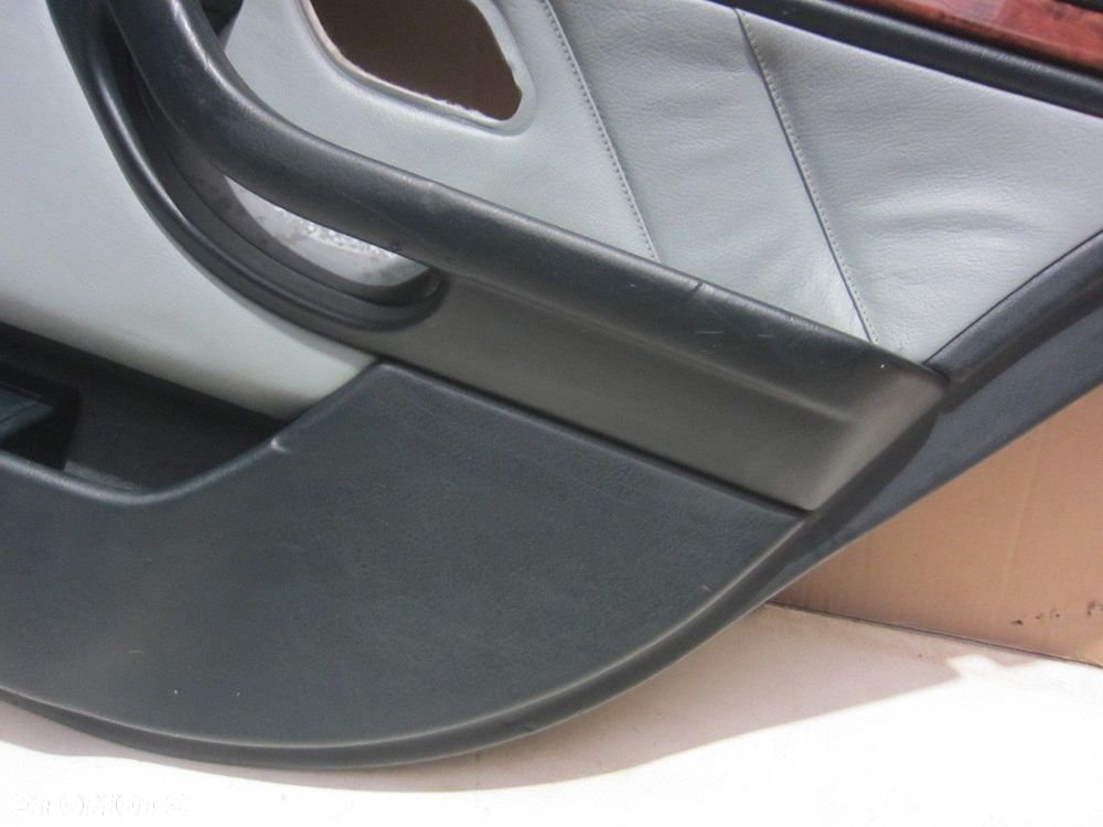 BMW E39 SEDAN KOMBI BOCZEK DRZWI PRAWY TYŁ TYLNY ZIELONY SKÓRA SKÓRZANY - 6