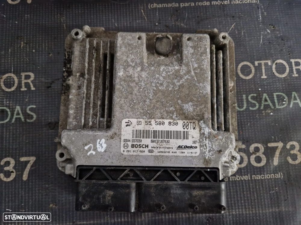 Centralina usada BOSCH 55 580 830 OPEL CORSA D 1.3 CDTI 95CV A13DTC - 1