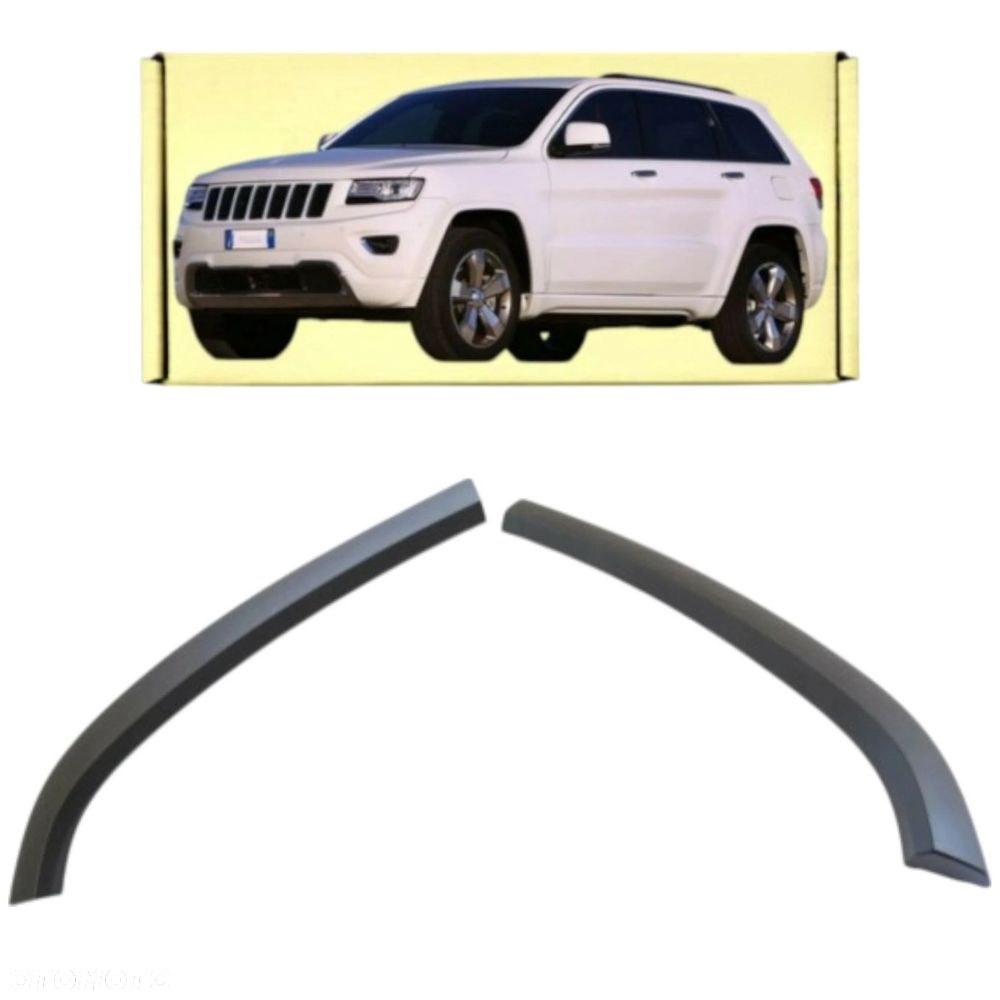 -LISTWA nakładka błotnika TYŁ PRAWA LEWA KOMPLET JEEP CHEROKEE WK2 2017- - 1