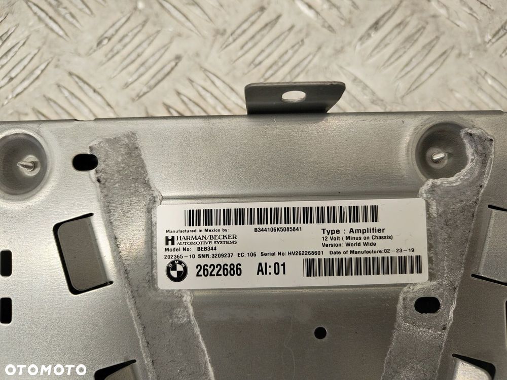 BMW X3 G01 WZMACNIACZ HARMAN BECKER 2622686 - 2