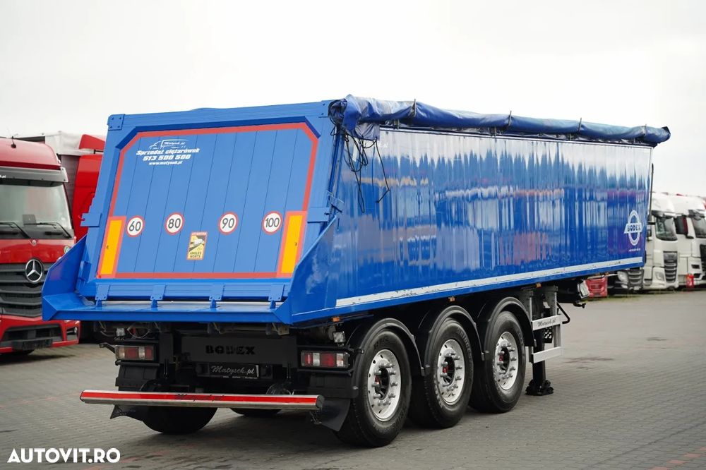 Bodex BASCULĂ  31 m3 / ALUMINIU / AXĂ RIDICATĂ / SAF / JANTE DIN ALIAJ / - 7