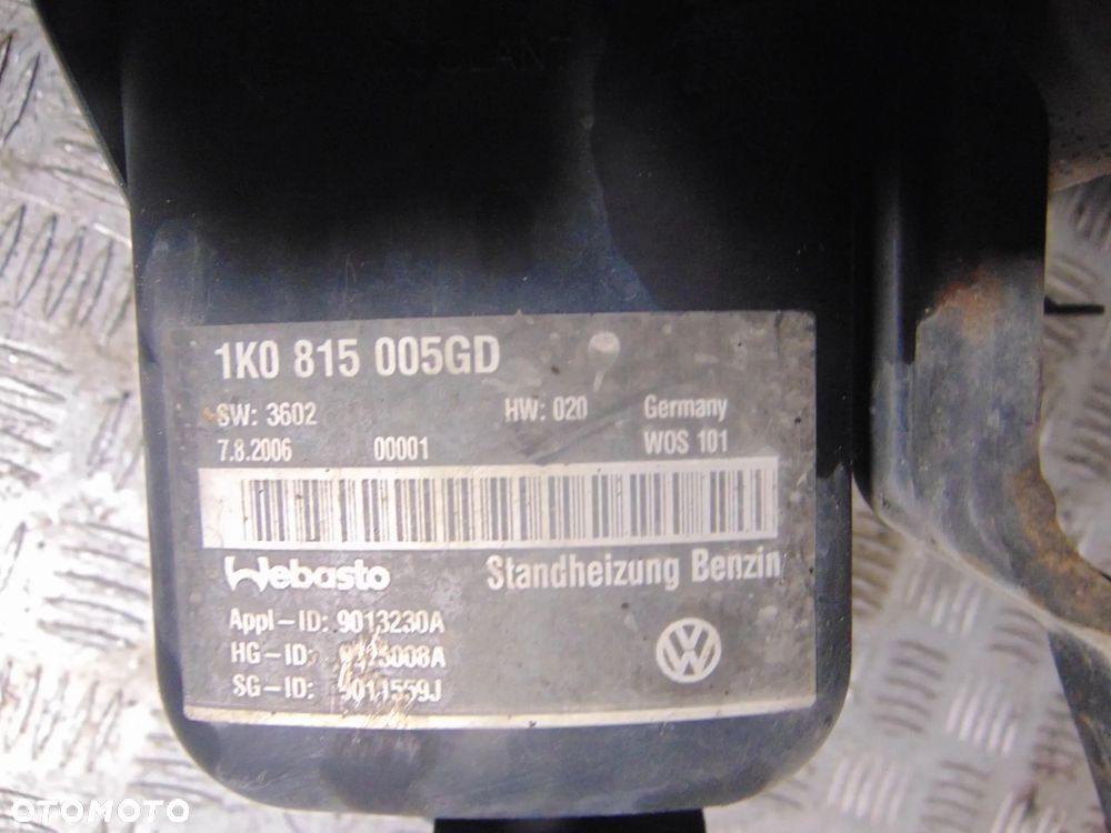 Webasto Ogrzewanie postojowe VW 1k0815005gd - 5