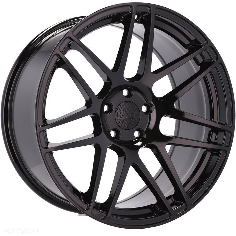 4x Felgi 19 9+10 m.in. do BMW 5 E34 E39 E60 E61 6 E63 E64 7 E32 E38 E65 Czarne HAXER - HX020 (SSA04) - 3