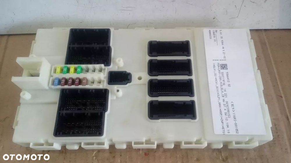 MODUŁ STEROWNIK FEM BMW 1 F20 1.6 TB 9366412 - 2