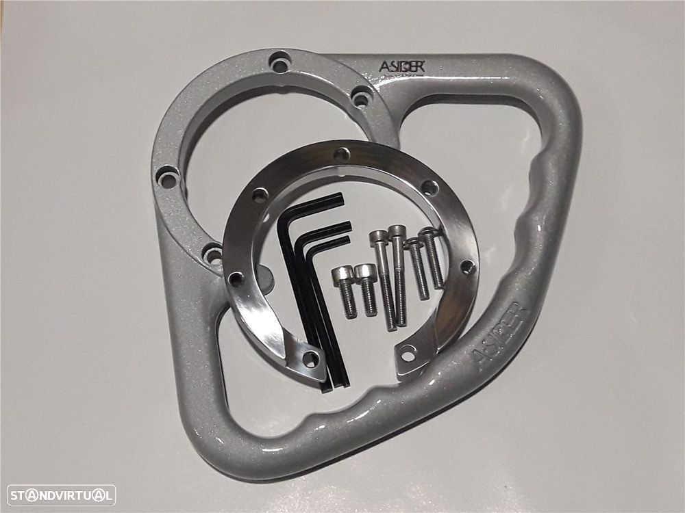 handle tank caps a-sider ktm silver - 1