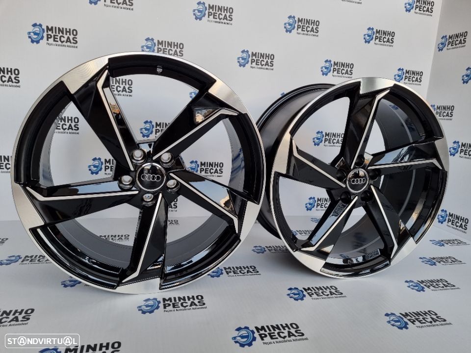 Jantes Audi (A9) em 20 Preto Polido - 2