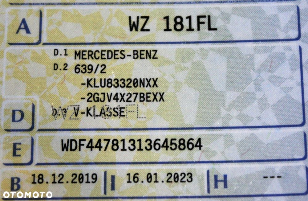 Mercedes-Benz Klasa V 300 d Avantgarde 9G-Tronic (d³ugi) - 7