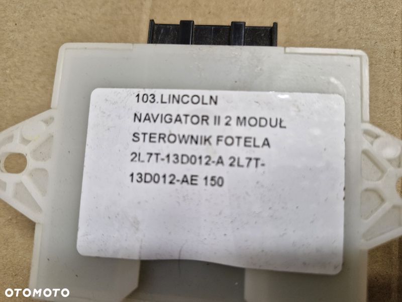 LINCOLN NAVIGATOR 2 II MODUŁ STEROWNIK FOTELA 2L7T-13D012-A 2L7T-13D012-AE - 4