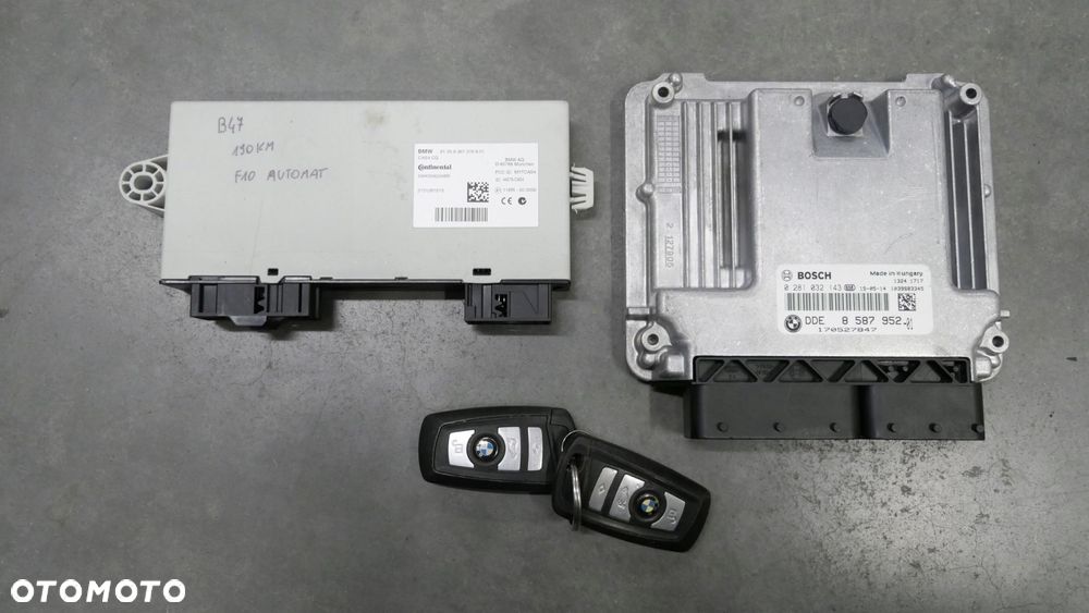 bmw f10 f11 komputer sterownik silnika dde ecu cas b47 8587952 9367376 - 1
