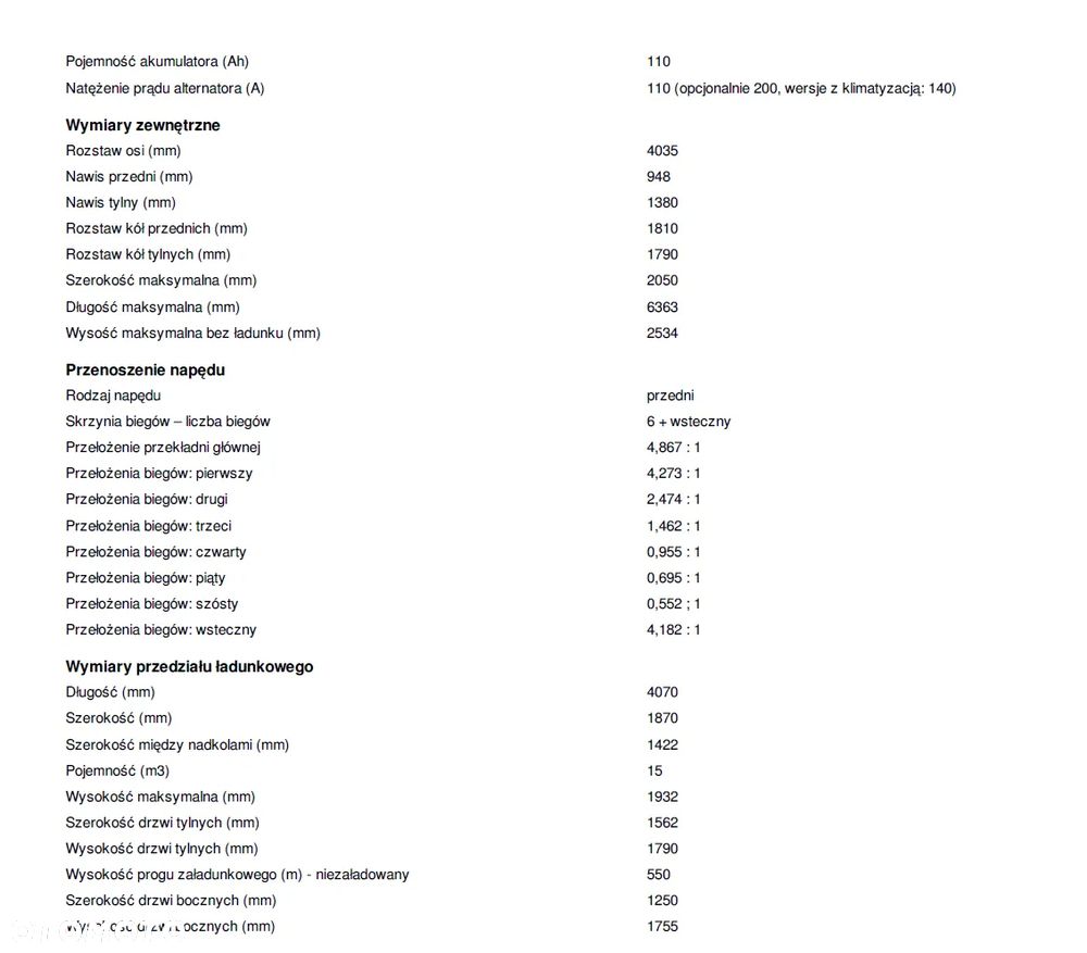 Fiat DUCATO 2.3 MultiJet MAXI 180 KM L4 H2 - 25