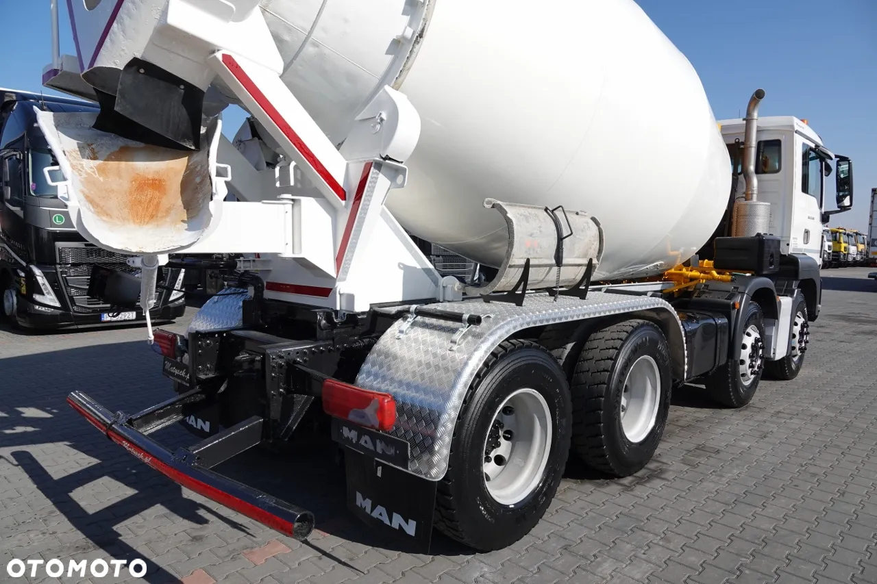 MAN TGS 32.420 / 8x4 / BETONOMIESZARKA IMER  / GRUSZKA 9M3 / 2018 ROK - 11